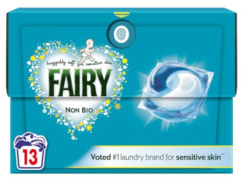Fairy Non Bio PODS® Washing Liquid Capsules, For Sensitive Skin, 13 Washes