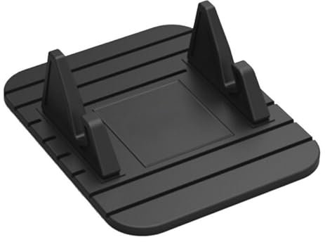 ULIJTH Soporte de silicona reutilizable para teléfono de coche, soporte para salpicadero de vehículo, para teléfono celular, tablet, soporte flexible para teléfono de coche, portátil