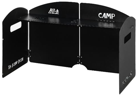 Paravento per Fornello da Campeggio,Pannelli Ripiegabili Frangivento - Paravento Per Uso Esterno | per Cucina all'Aperto Picnic Escursioni