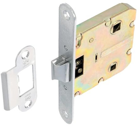 AMIG - 14853 | Serrure bec de canne à condamnation 2000 | 50/47 mm | Acier | Nickelé