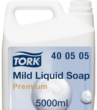 Tork Milt Parfymerad Handtvätt Flytande Tvål ljusgul, Fräsch doft, 1 flaska, 400505
