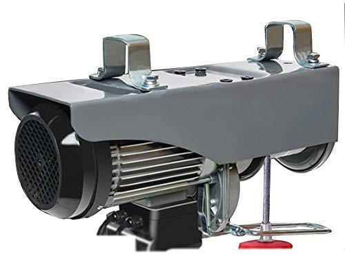 WUK Verricello Elettrico, Altezza di Sollevamento 50-300 kg Paranco a paranco Paranco Elettrico Paranco a Catena 12/20 / 30m Argano con Motore a Fune Piccola Gru