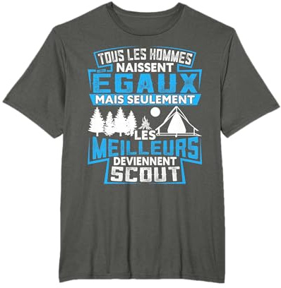 Scoutisme Responsable Scout Éclaireur Campeur Extérieur T-Shirt