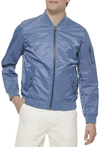 Levi's herr Flight Satin Ma-1 Bomber Varsity jacka