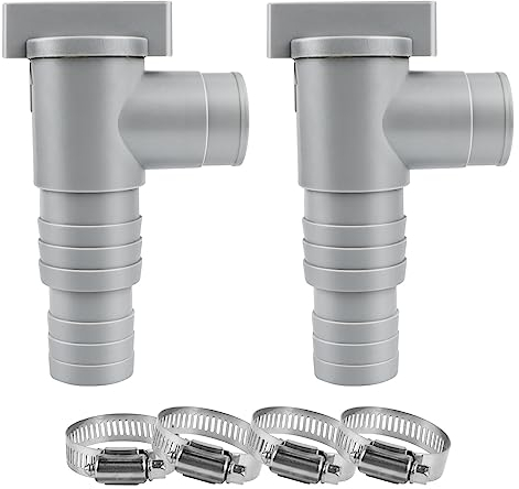 Rubinetto di manutenzione/rubinetto di intercettazione per piscine, rubinetto di intercettazione per piscina, 32 mm, set di collegamento per piscina da 32 mm