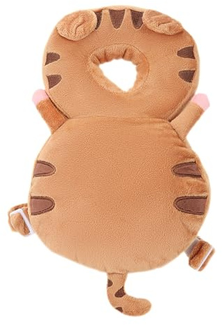Baby Head Protection Backpack - Soft & Comfortable, Cute Cartoon Design, Tiger