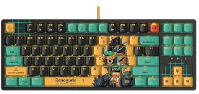 Bloody AT87 Renegade Optical Mechanical Gaming Keyboard 87 Key Compact Layout RGB Backlit Exact Reset System