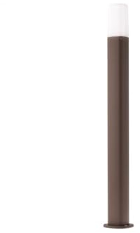 Generico Paletto da terra per esterno lampada design moderno marrone scuro 1 luce per giardino RD- (Marrone scuro - RD-0486)