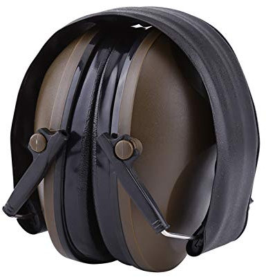 Brrnoo Orejeras Plegables NRR de 21 DB con Esponja Acústica, Cómodos Protectores Auditivos para Trabajar en Plantas Industriales, Protegen Tus Oídos de Ruidos Extremos (GREEN)