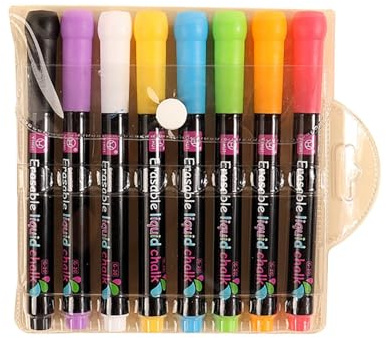 Whiteboard Marker Stifte, Trocken Abwischbare Marker, Whiteboard Marker , Erase Marker Folienstift Abwischbar Geruchsarmer Erase Marker für Whiteboards, Notiztafeln mehr (A, 13.8X13.4X1.2cm)