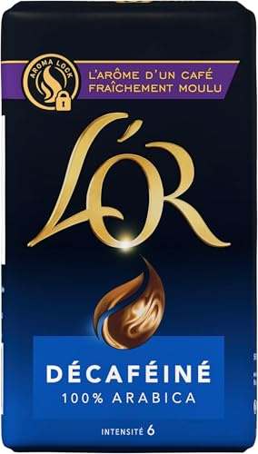 L'Or Café moulu Décaféiné 250g (Lot de 10)