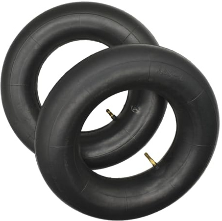 QsEzDo 4.00-8 Inner Tube with TR87 Bent Valve Stem, work for Wheelbarrow Barrow Sack Truck Trolley Spare Wheel,and more (4.00-8 TR87(2 Pack))