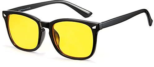 Cyxus Gafas con filtro de luz azul para hombre y mujer, sin grosor