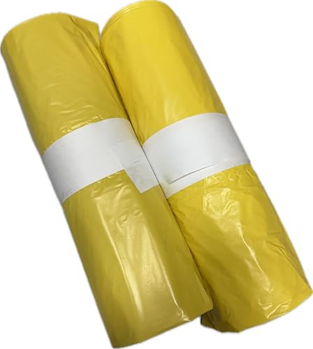 ★20 Bolsas Basura SEDISAC PE 100% Reciclado UNE-EN15343 240L 115x150 38µm galga 150 AMARILLO 0,011€/caja al SCRAP RD1055/2022 ENV/2025/54349
