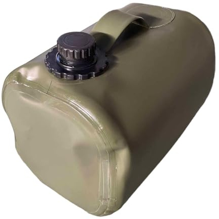 Folpus Serbatoio carburante per motore, contenitore per carburante, pieghevole con maniglia, sacca per benzina, sacca per olio, per feste, emergenze, auto,