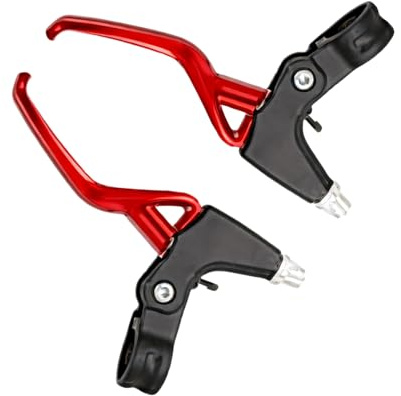 HUIMO 1 Pair Bicycle Brake Levers Bicycles Brake Handle Universal Full Aluminium Alloy BMX Brake Levers Hand Brakes for BMX/MTB Mountain Bike Road Bicycle