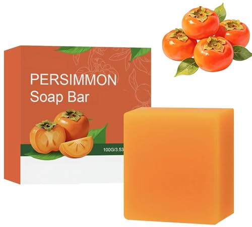 Sapone detergente per cachi per anziani Odore e odore del corpo-Bar da bagno rinfrescante fatto a mano, lavaggi esfolianti delicati per pelli sensibili, barra di sapone delicata e ascellare (1 pz)