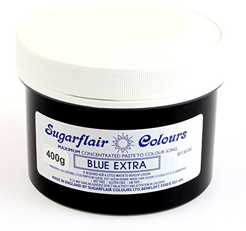 Sugarflair Spectral Concentrated Paste Food Colouring - Blue EXTRA-400g Bulk Pack