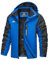TACVASEN Herren Wasserdicht Winter Skijacke Warme Snowboardjacke Outdoorjacke Gefüttert Winterjacke (L, Blau)