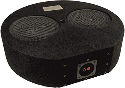 Audio System SUBFRAME R08 Flat Active-2 EVO Bassreflexgehäuse fürs Reserverad mit 2X R 08 Flat EVO + CO-200.1