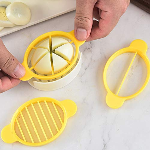 Egg Cutter Strawberry Slicer Cutter Kitchen Gadget Kitchen Gadgets and Tools Egg Slicer Cutter 3 in 1 Boiled Egg Slicer Boiled Egg Cutter