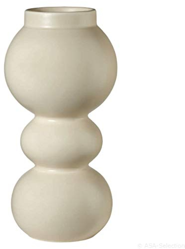 ASA, Vase in der Farbe Cream, aus Keramik mit den Maßen; D. 7/11 cm, H. 23,5 cm, 83094158