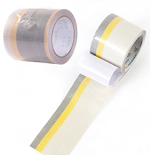 Plane Reparatur Spezialband,Smavles 2Pcs 8M Zelt Reparaturband Wohnmobil Markisen Reparatur-Kit Planenreparaturband Dichtungsband Wasserdichtes Klebeband für Plan Flicken Zelt Markisen(5cm,10cm)