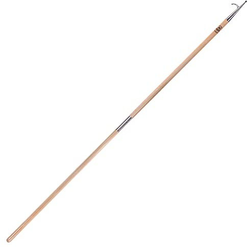 John Paddle Faltbares Bootshaken Peekhaken Schiffshaken aus Holz für Segelboote Yachten Booten sehr praktisch und handlich TOP Qualität, traditionelle Form und Material - EU Eco Produkt (240 cm)