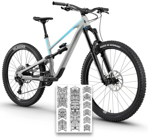 unleazhed Bike Protection BP01 S Frame Eldorado MATT | Rahmenschutzfolie für Mountainbikes | Made in Germany | 10 -teiliges Rahmenschutz-Set | extrem reißfest