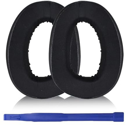 Aiivioll GSP600 ersättningsöronkuddar för Sennheiser GSP600/GSP500/GSP550 hörlurar, sportkylgel och öronkuddar i minnesskum (svart)