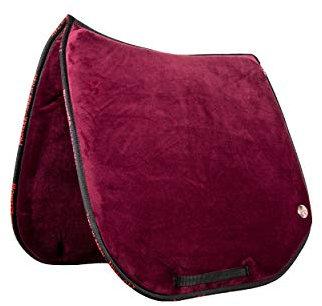 PIONEER Dressursattelunterlage für das Reiten aus Mikrofaser und Memory Foam - Für das Pferd - Weiß