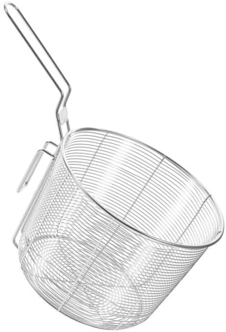 MAGICLULU Nudelsieb, Edelstahl Feinmaschig Nudelkorb für Hobbyköche | Hitzebeständiges Küchensieb Abseihsieb mit Ergonomischem Griff, Robuster Mesh Nudelkocher Blanchieren, für Hot Pot & Pasta