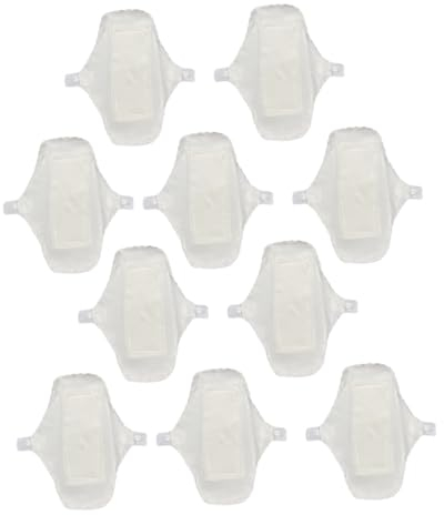 minkissy 30 Stk Waschbares Menstruationstuch waschbares Minipad Stoff Slipeinlagen wiederverwendbar damenbinden mit flügeln dais periodenunterwäsche Damenhöschen unterhosen Periodenpads