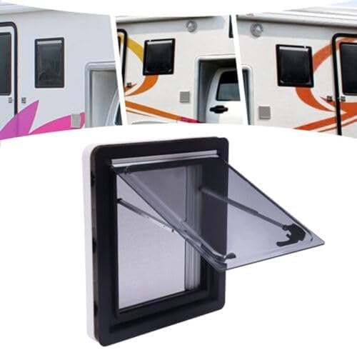 LSHFYV Fenêtre battante fenêtre de Camping-Car, fenêtre latérale de Caravane, fenêtre de Camping-Car, fenêtre coulissante extérieure pour Camping-Car, fenêtre latérale d'aération fenêtre,400x300mm