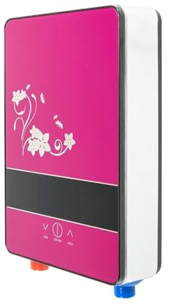 Chauffe-eau électrique, chauffe-eau instantané, Chauffe-eau Électrique 6500W, Chaudière Instantanée Sans Réservoir, Ensemble De Douche Sans Réservoir, Thermostat Sûr Et Intelligent, Automatique pour c