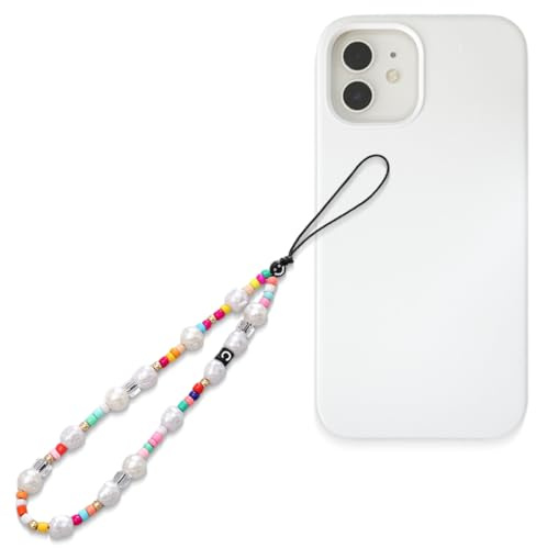 JEYORZY 1 pcs Dragonne de Téléphone, Dragonne de Téléphone en Perles, Bijoux De Telephone, Chaine Telephone Portable, Chaine De Telephone, Dragonne de Téléphone Portable Perlée pour Femmes Filles