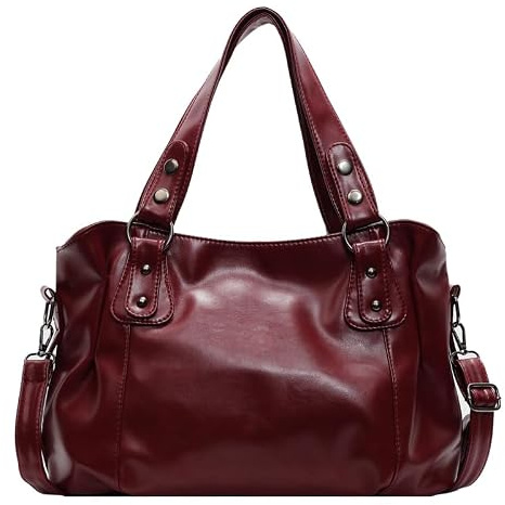 TIAASTAP Damen Schultertasche Vintage City Bag y2k Handtasche Damen Groß Tote Bag Shopper Tasche PU Ledertasche Handbags for Women Shoulder Bag Arbeitstasche Henkeltaschen
