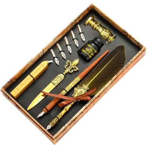 JINGLING Fjäderköl och bläckset | vintage kalligrafi dip penna, dykpenna