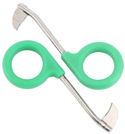 NIYANGLE 2 Stück Feinkantiger Ringschneider für Obstbäume Baumschere mit Scharfer Schneide Grüner Baumring Entfernungsschneider für Pfirsich Jujube und Weinreben Praktisches