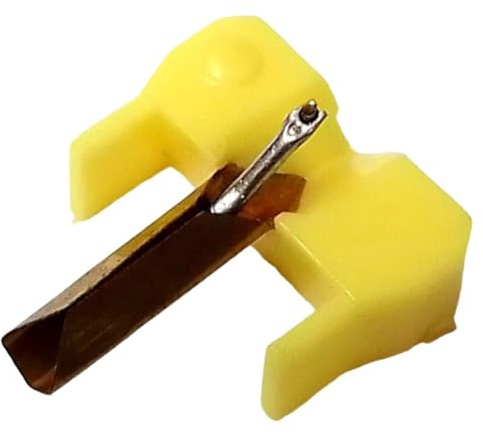 Kivivaka Puntina ellittica di ricambio per Shure M75ED M993ED M75-ED II, ABS Sing Needle LP grammofono, design compatto