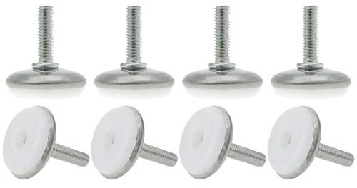 sourcing map Stellfuß 8 Stk. Nivellierfüße M6 x 20 x 28mm Einstellbarer Leveler Schutz für Stuhlbein de