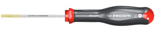 FACOM AT3.5X75 PROTWIST Screwdriver for Slotted Screws - countersunk Blade