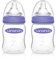 Lansinoh 75870 Wide Neck Bottle with NaturalWave Teats Size S 2 x 160 ml Pack of 2 Transparent
