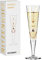 Ritzenhoff 1071025 Copa de champán 200 ml - Serie Goldnacht No. 25 - Noble pieza de diseño con oro auténtico - Fabricado en Alemania