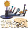 Baker Ross FX311 Kit Planetario in Legno Sistema Solare - Per confezione, Kit di Costruzione per Bambini
