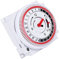 VOANZO Interruttore timer 24 ore 220 V/16 A per infissi/riscaldatori domestici/piscine/elettrodomestici