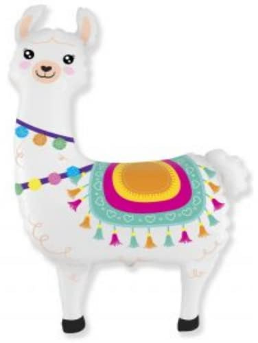 Jätte superformade folieballonger XL stor barns födelsedagsfest (Llama)