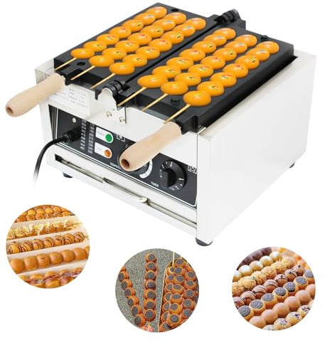 Commercial Bubble Waffle Maker, 1500W Electric Waffle Bites Ball Machine, Mini Nonstick Pancakes Muffins Baking Machine, Popular Snack Equipment For Bakeries, Restaurants