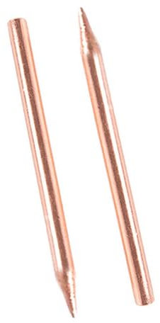 ＡＷＨＡＯ 2 pezzi aghi per saldatura a punti saldatrice piedini per saldatura in allumina ago saldatore in rame