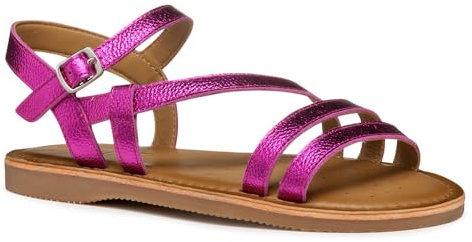 Geox J SANDAL EOLIE GIRL - Sandalo Bambina, Fuchsia,